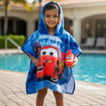 Cars Hooded Towel Poncho – Soft Swim & Bath Cover for Boys