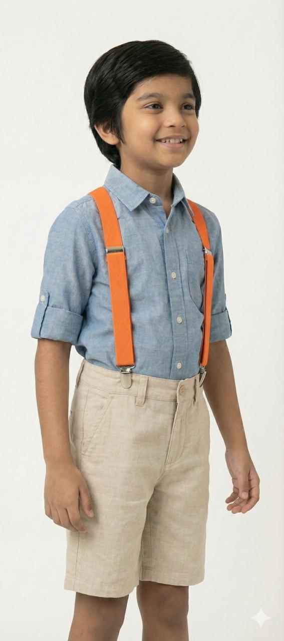 Orange Suspenders – Premium Fun Style
