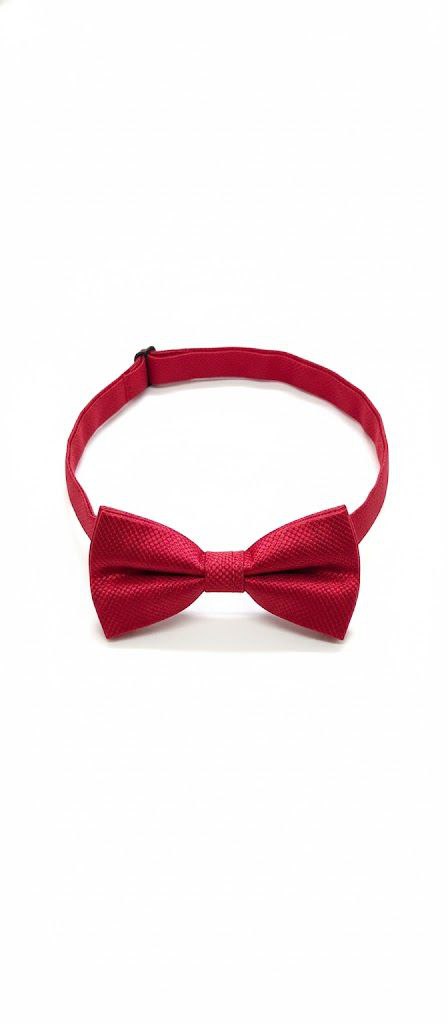 Red Ready to Use Bow Tie – Easy Wear Formal Accessory for Boys