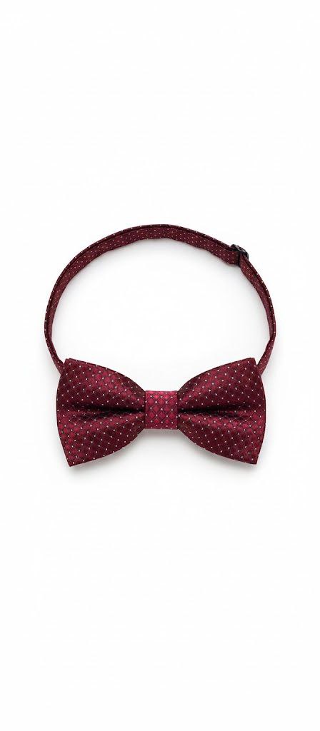 Mehroon Bow Tie Ready to Use– Easy Wear Formal Accessory for Boys