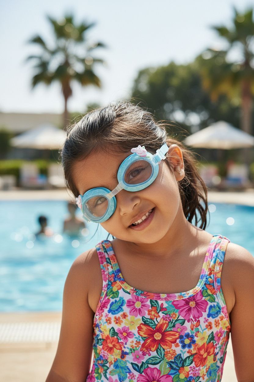 Peppa Pig Blue Unisex Swimming Goggles – Clear Vision, Leak-Proof, Anti-Fog Eye Protection
