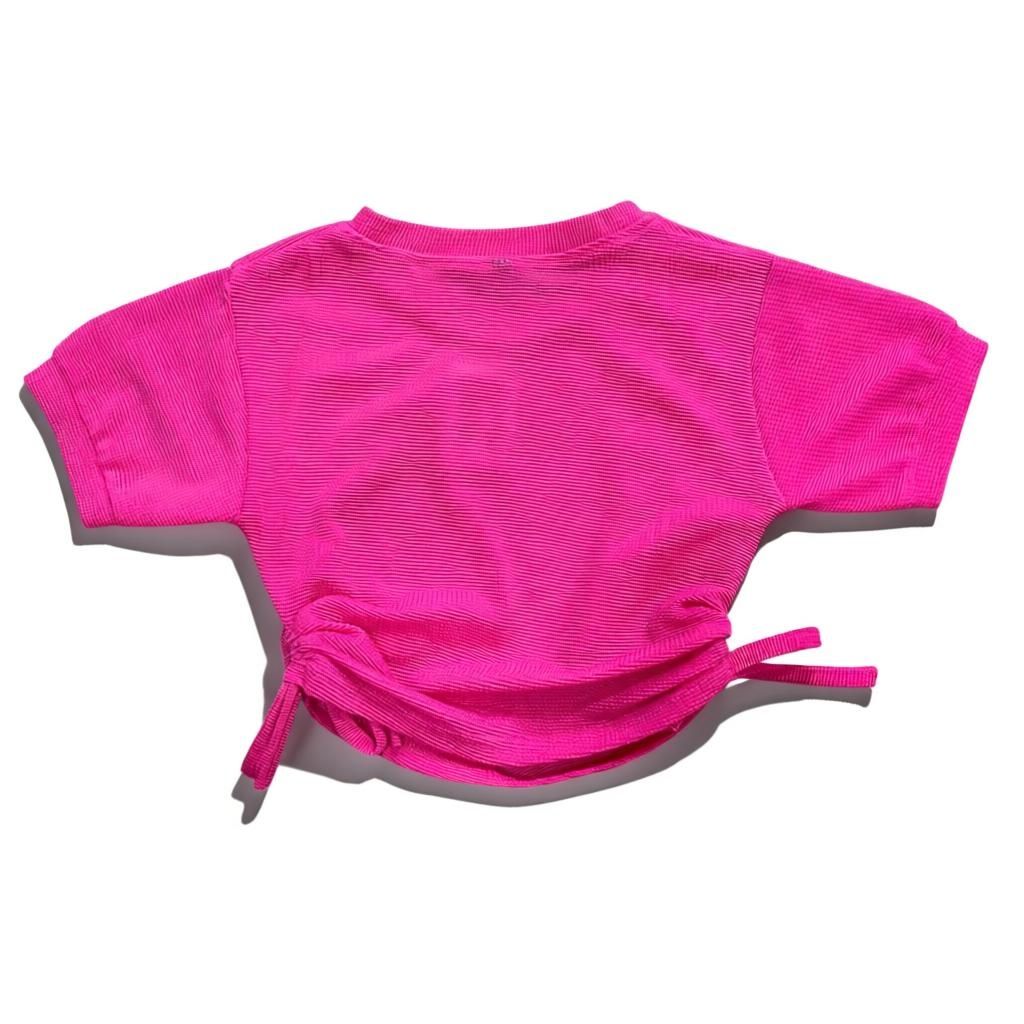 Girls Pink WAUG Embellished Top – Stylish Casual Wear