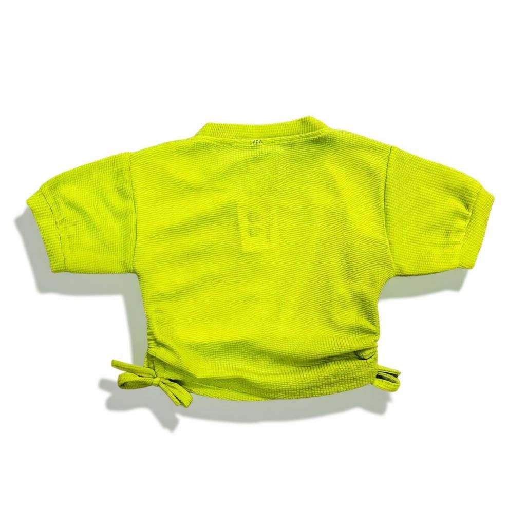 Girls Green WAUG Embellished Top – Stylish Casual Wear