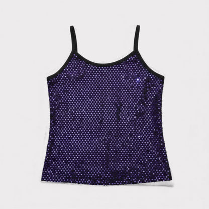 Girls Black Mesh Sequin Party Top – Trendy Western Partywear