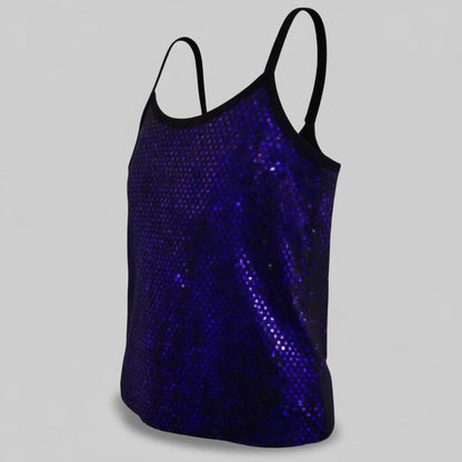 Girls Black Mesh Sequin Party Top – Trendy Western Partywear
