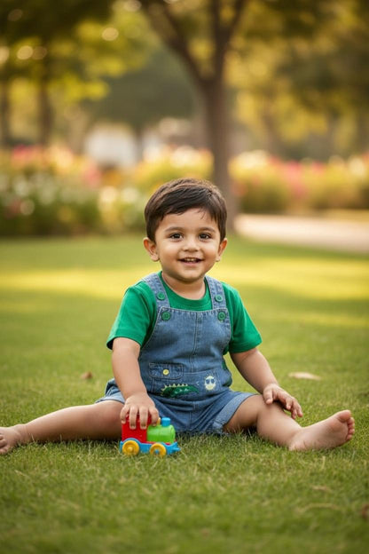 Denim Dungaree – Comfortable Casual Wear for Boys