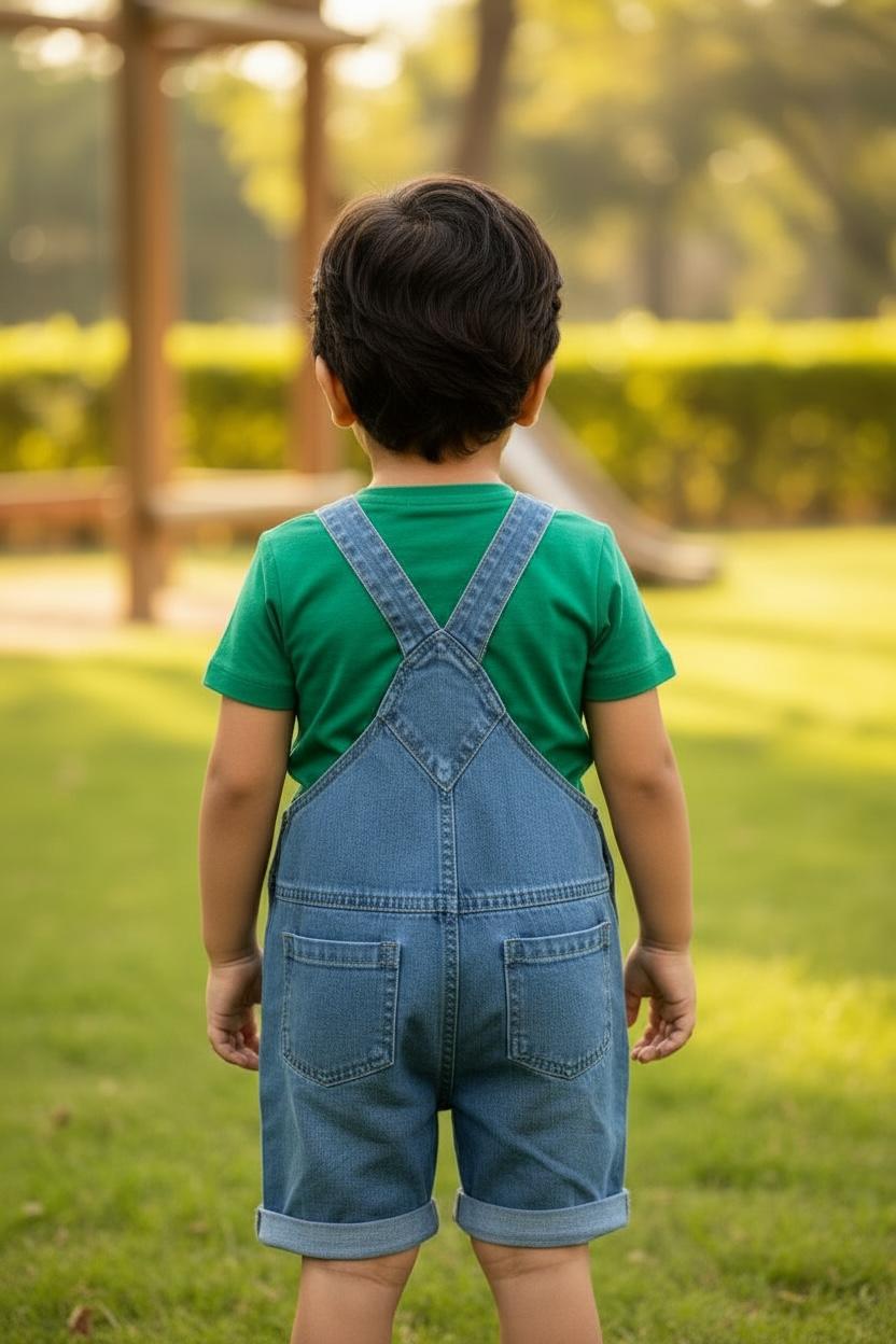 Denim Dungaree – Comfortable Casual Wear for Boys