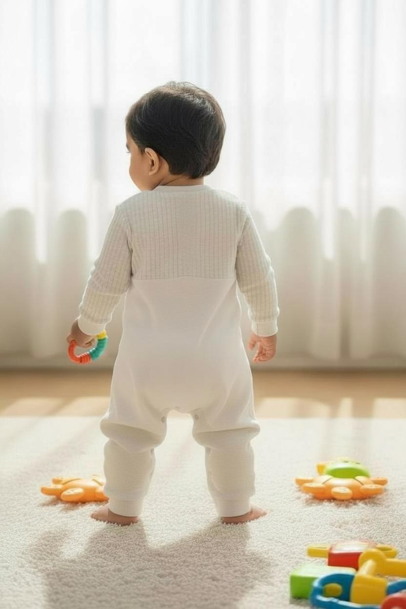 Toddler Baby Soft Cotton Full Sleeve Romper – Comfortable Everyday Wear