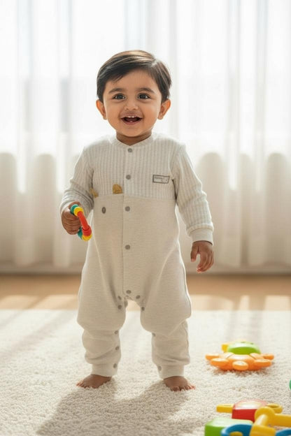 Toddler Baby Soft Cotton Full Sleeve Romper – Comfortable Everyday Wear