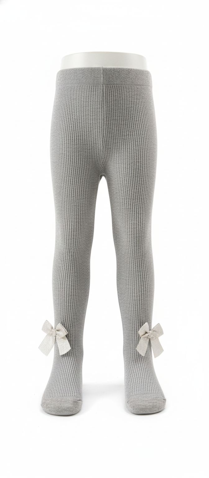 Grey Breathable Premium Cotton Kids Stockings – Party to Play Wear