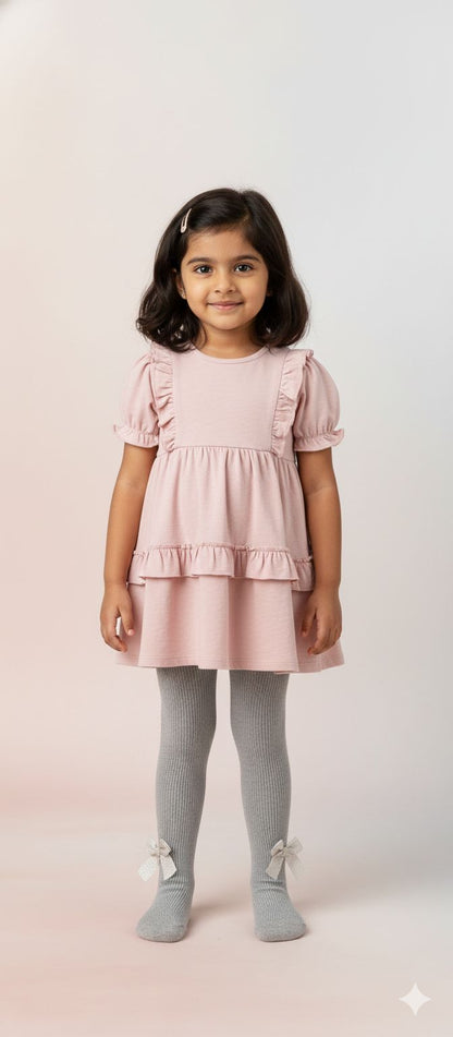 Grey Breathable Premium Cotton Kids Stockings – Party to Play Wear