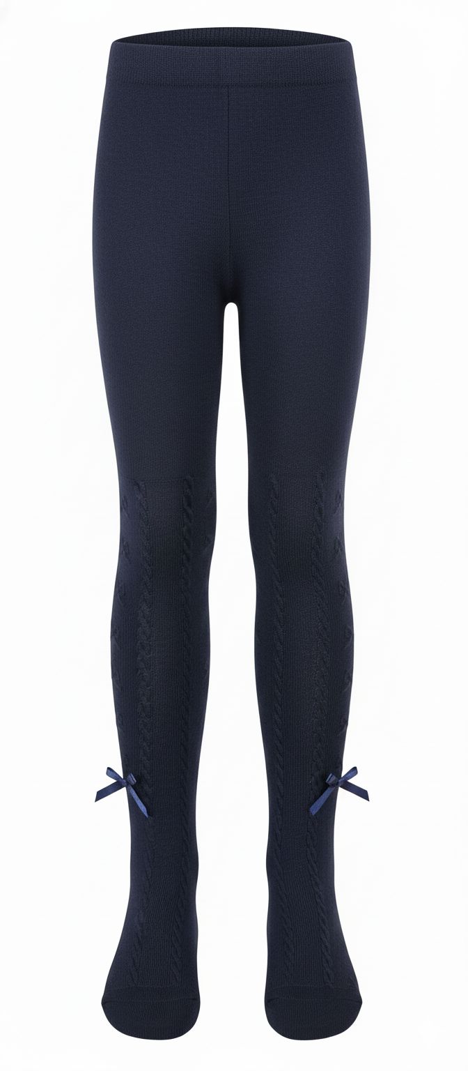 Navy Blue Breathable Premium Cotton Kids Stockings – Party to Play Wear