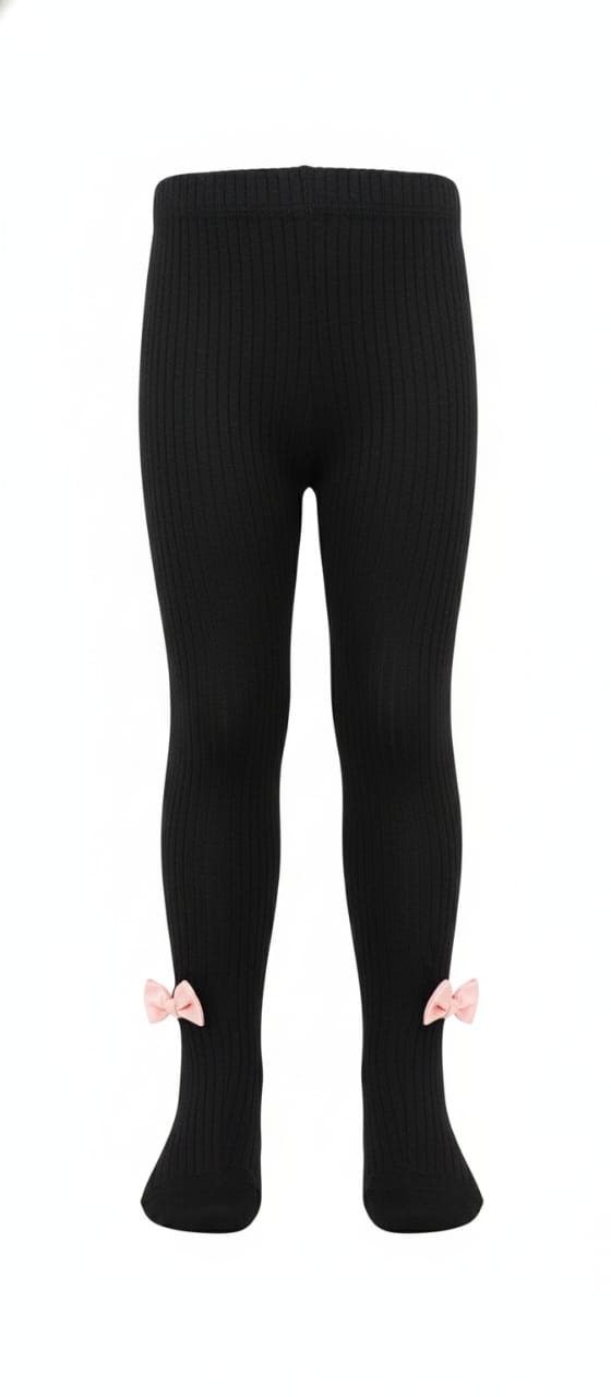 Black Breathable Premium Cotton Kids Stockings – Party to Play Wear