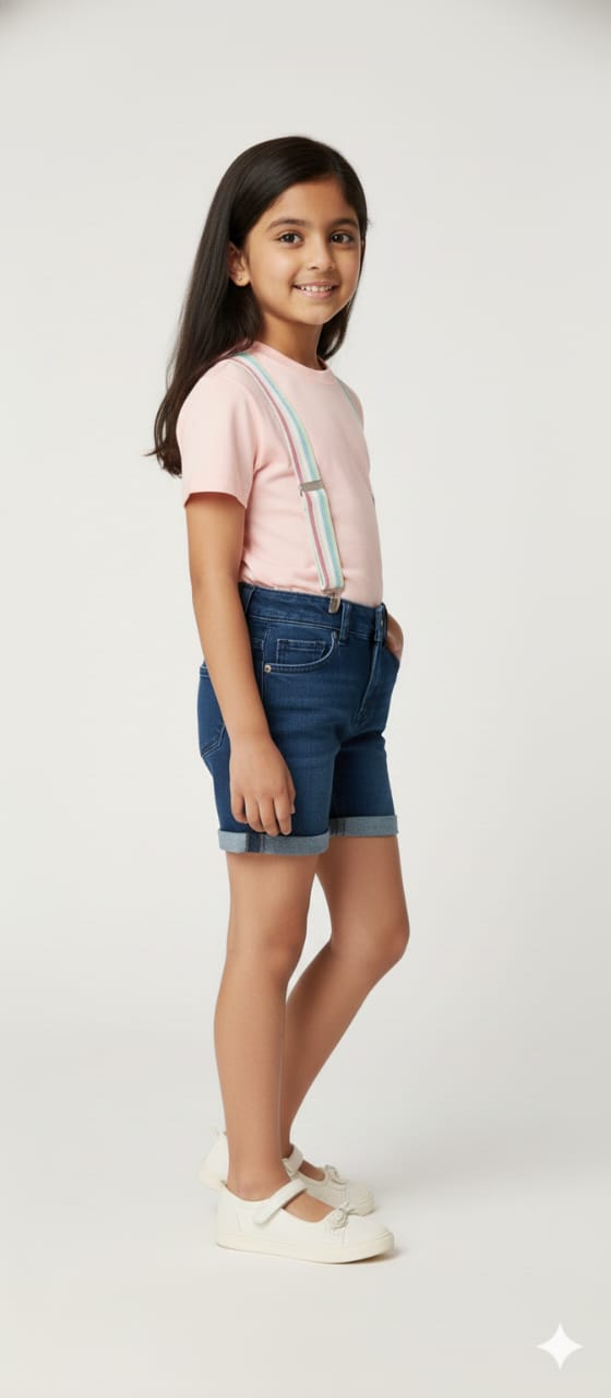 Multicolour Striped Kids Printed Suspenders – Premium Fun Style