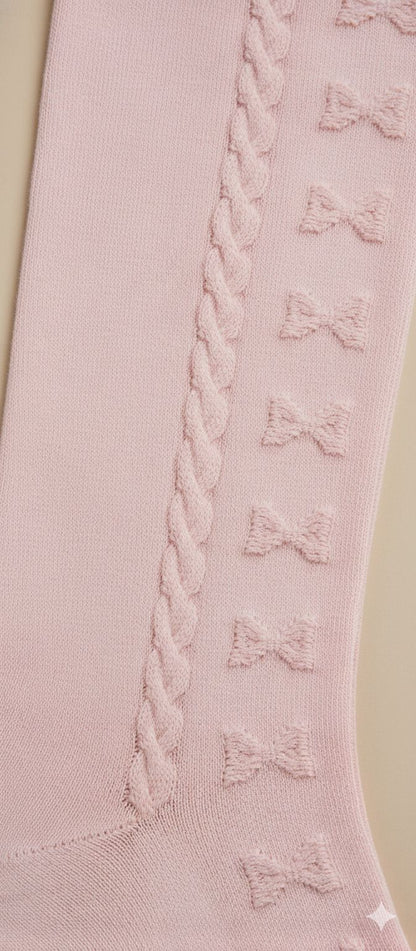 Pastel Pink Breathable Premium Cotton Kids Stockings – Party to Play Wear