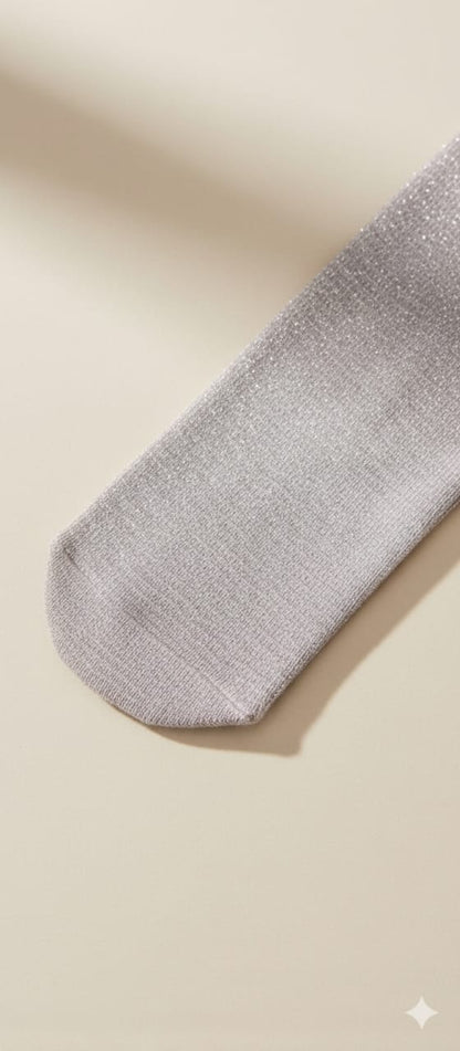 Pastel Pink Shimmer Breathable Premium Cotton Mesh Kids Stockings – Party to Play Wear