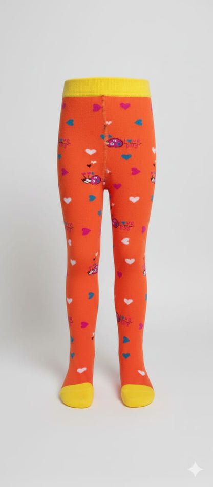 Orange Breathable Premium Cotton Kids Stockings – Party to Play Wear