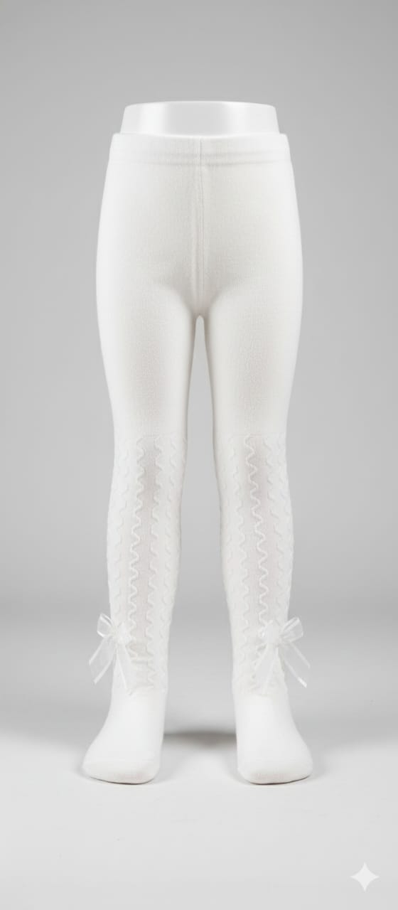 White Breathable Premium Cotton Kids Stockings – Party to Play Wear
