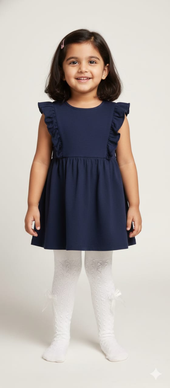 White Breathable Premium Cotton Kids Stockings – Party to Play Wear