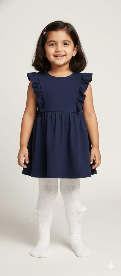 White Breathable Premium Cotton Kids Stockings – Party to Play Wear