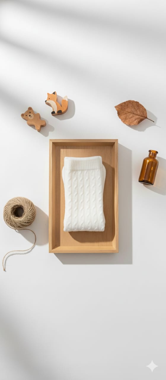 White Breathable Premium Cotton Kids Stockings – Party to Play Wear