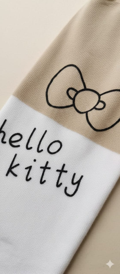 White Nude - Kitty Breathable Premium Cotton Mesh Kids Stockings – Party to Play Wear