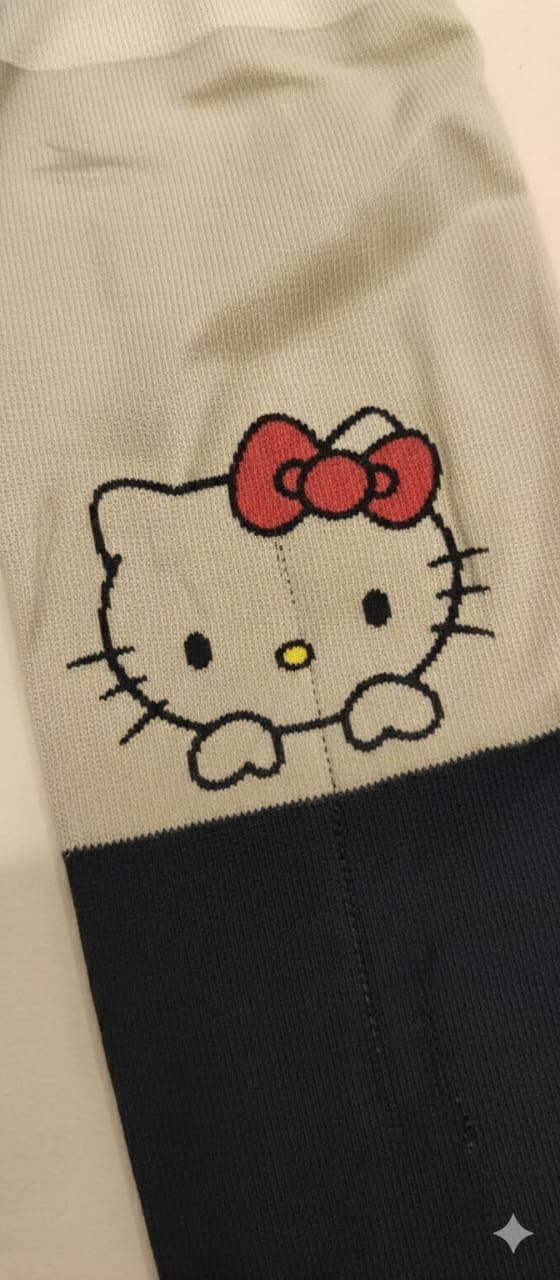 Black Nude - Kitty Breathable Premium Cotton Mesh Kids Stockings – Party to Play Wear