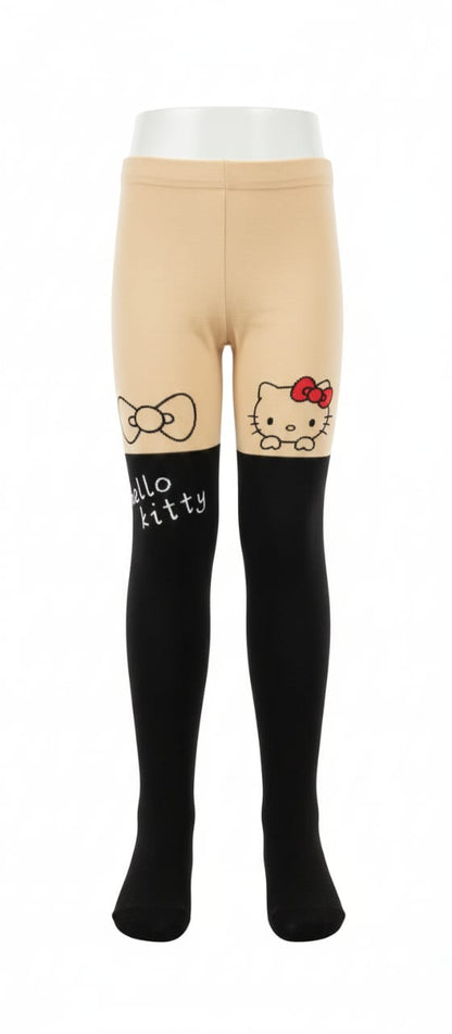 Black Nude - Kitty Breathable Premium Cotton Mesh Kids Stockings – Party to Play Wear