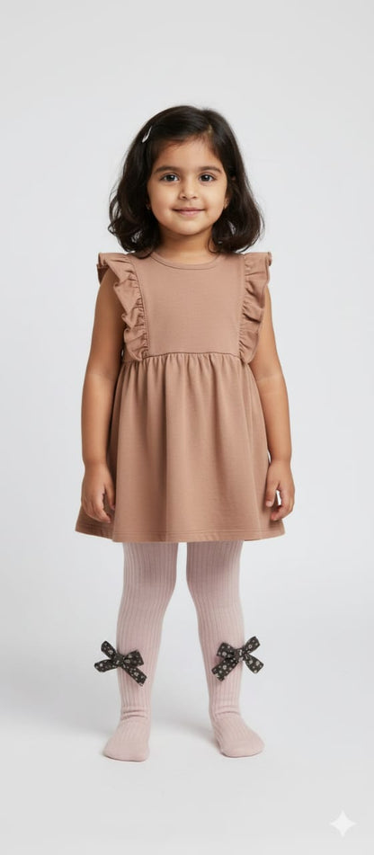 Peach Breathable Premium Cotton Kids Stockings – Party to Play Wear