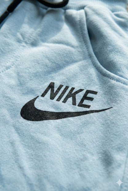 Blue Unisex Sports Jogger Pants – Soft Elastic Waist Athleisure Comfort Fit