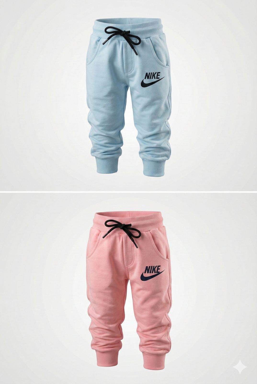 Blue Unisex Sports Jogger Pants – Soft Elastic Waist Athleisure Comfort Fit