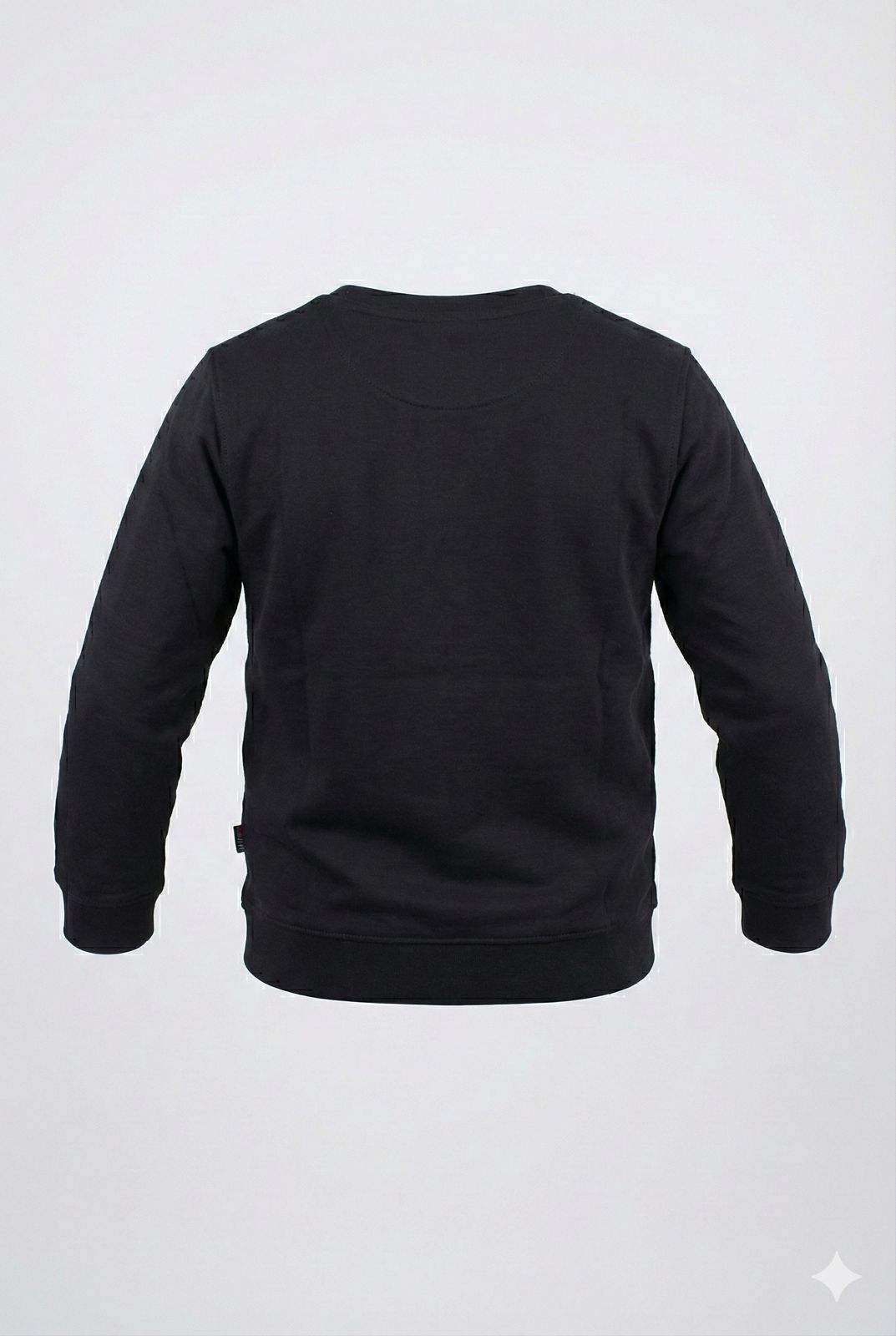 Black Embellished Sweatshirt – Full Sleeve Winter Comfort Top