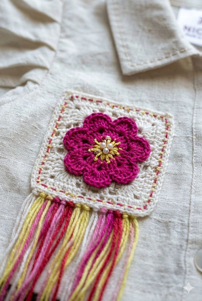 Beige Embroidered Ethnic Co-Ord Set with Palazzo – Premium Festive Wear