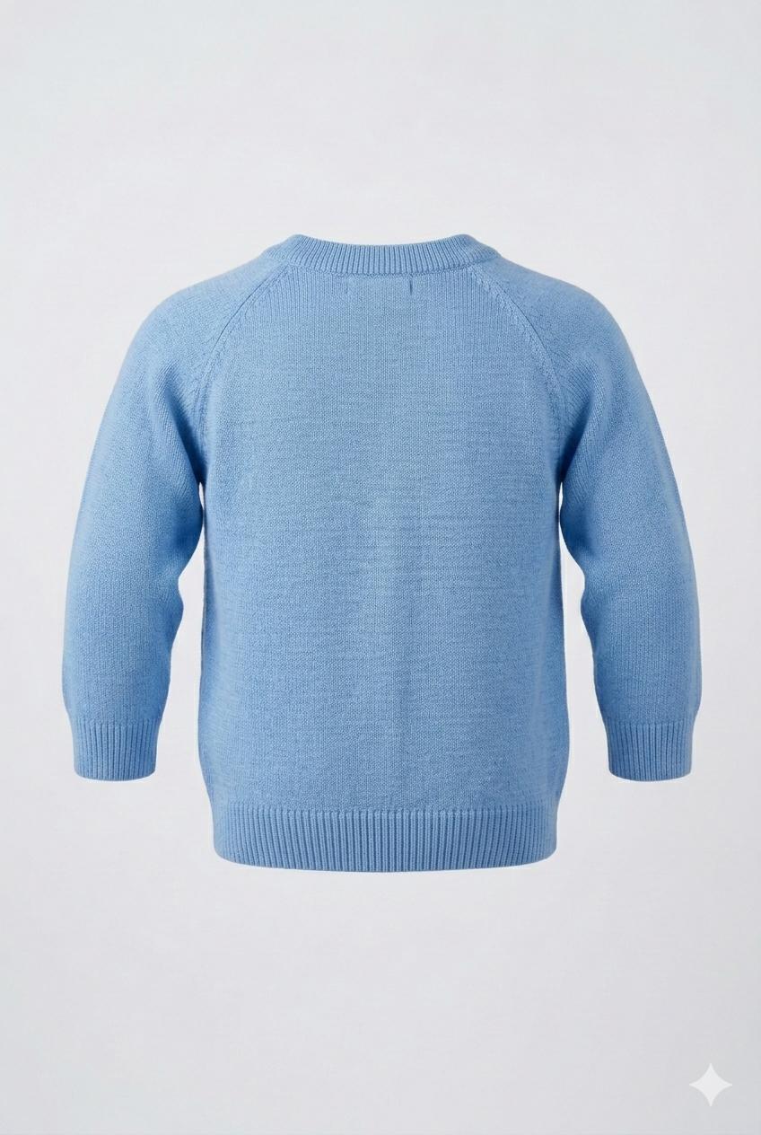 Soft Blue - Toddler Premium Knit Winter Sweater