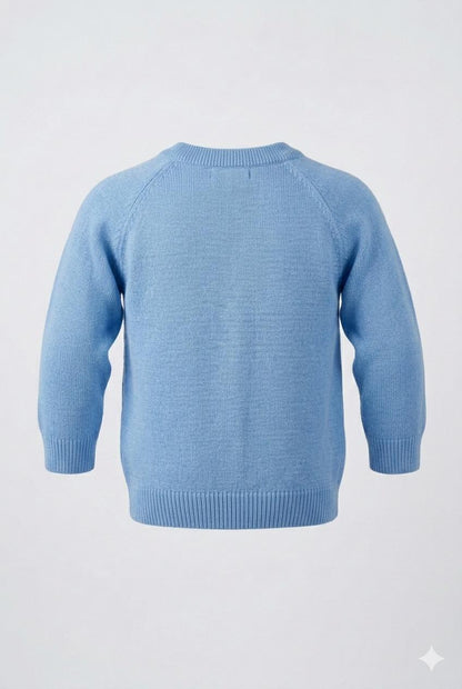 Soft Blue - Toddler Premium Knit Winter Sweater
