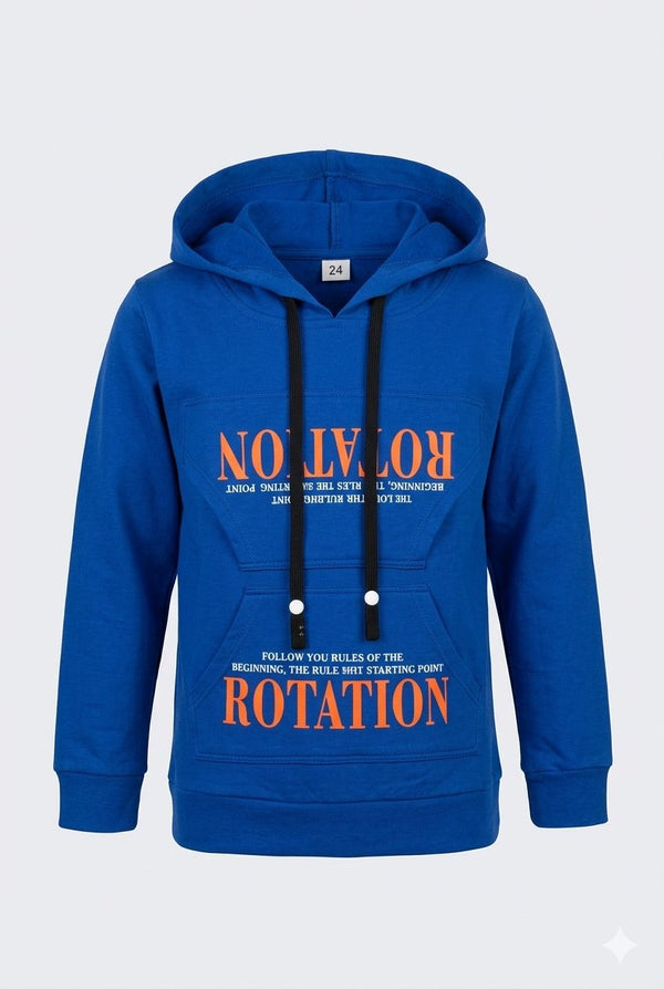 Premium Hoodie Jogger Set – Blue Winter Co-ord