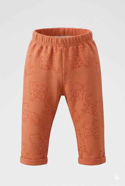 Winter Co-ord Set – Orange Sweatshirt & Pants