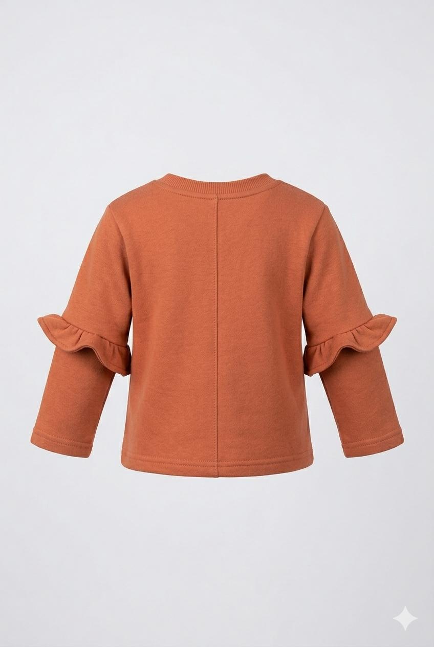 Winter Co-ord Set – Orange Sweatshirt & Pants