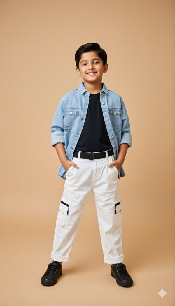 Denim Shirt – Soft Washed Casual Full Sleeve Shirt | Devils n Dolls