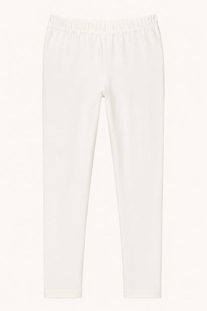 Girls Classic White Leggings