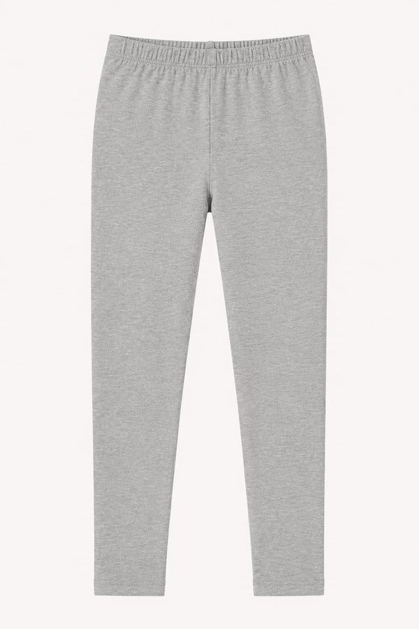 Grey Cotton Leggings