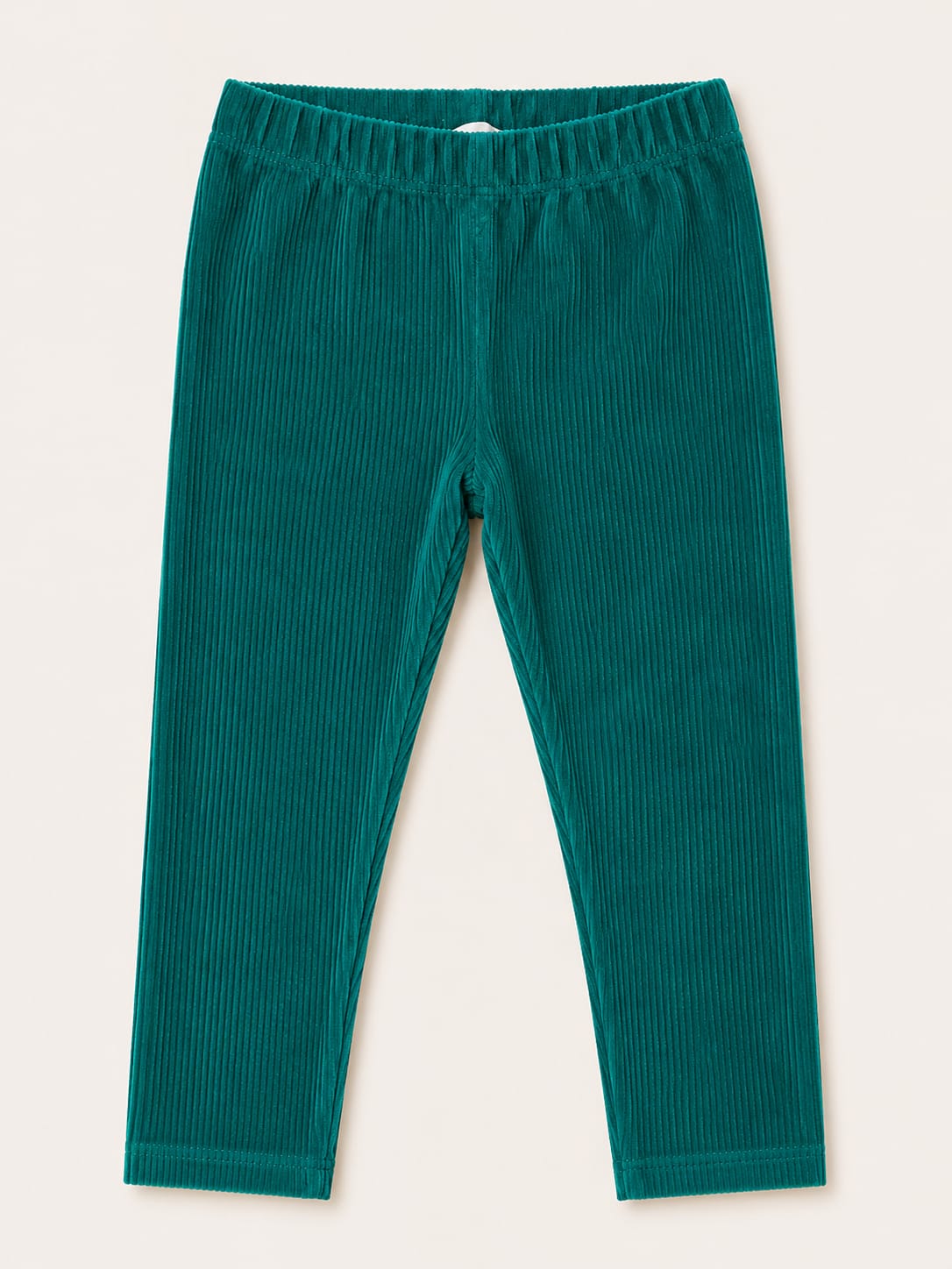 Teal Winter Corduroy Leggings