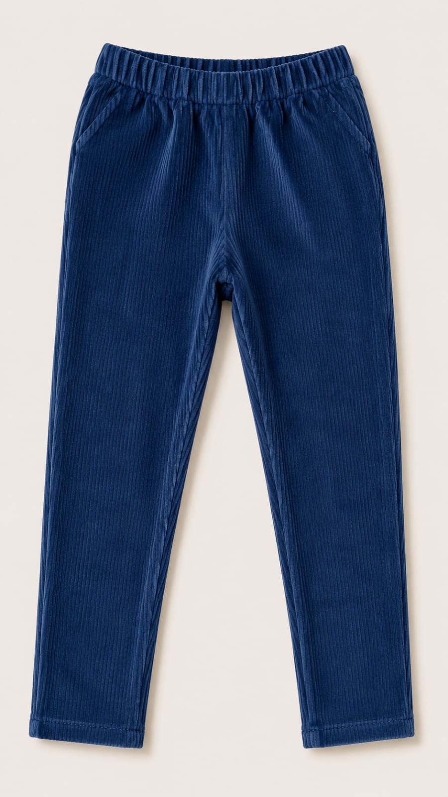 Navy Winter Corduroy Pants