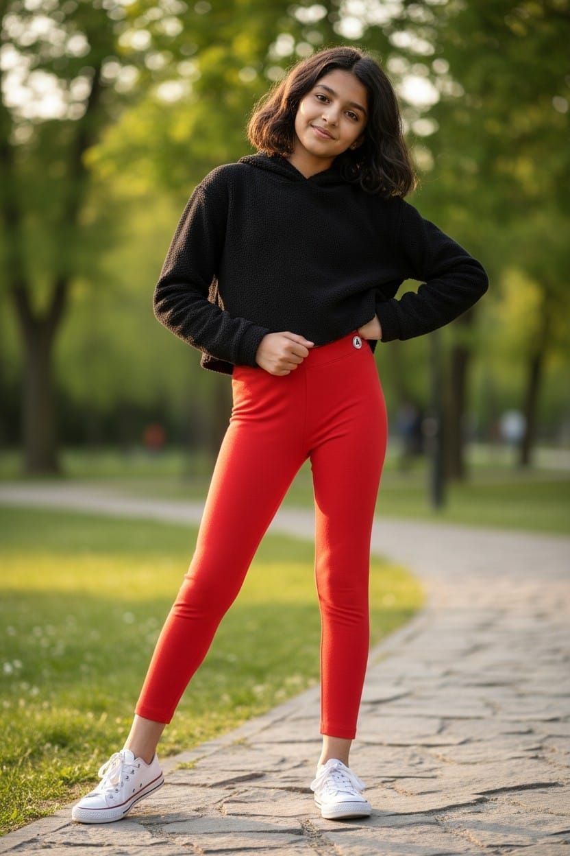 Classic Red Leggings