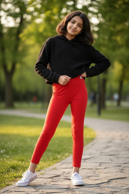Classic Red Leggings