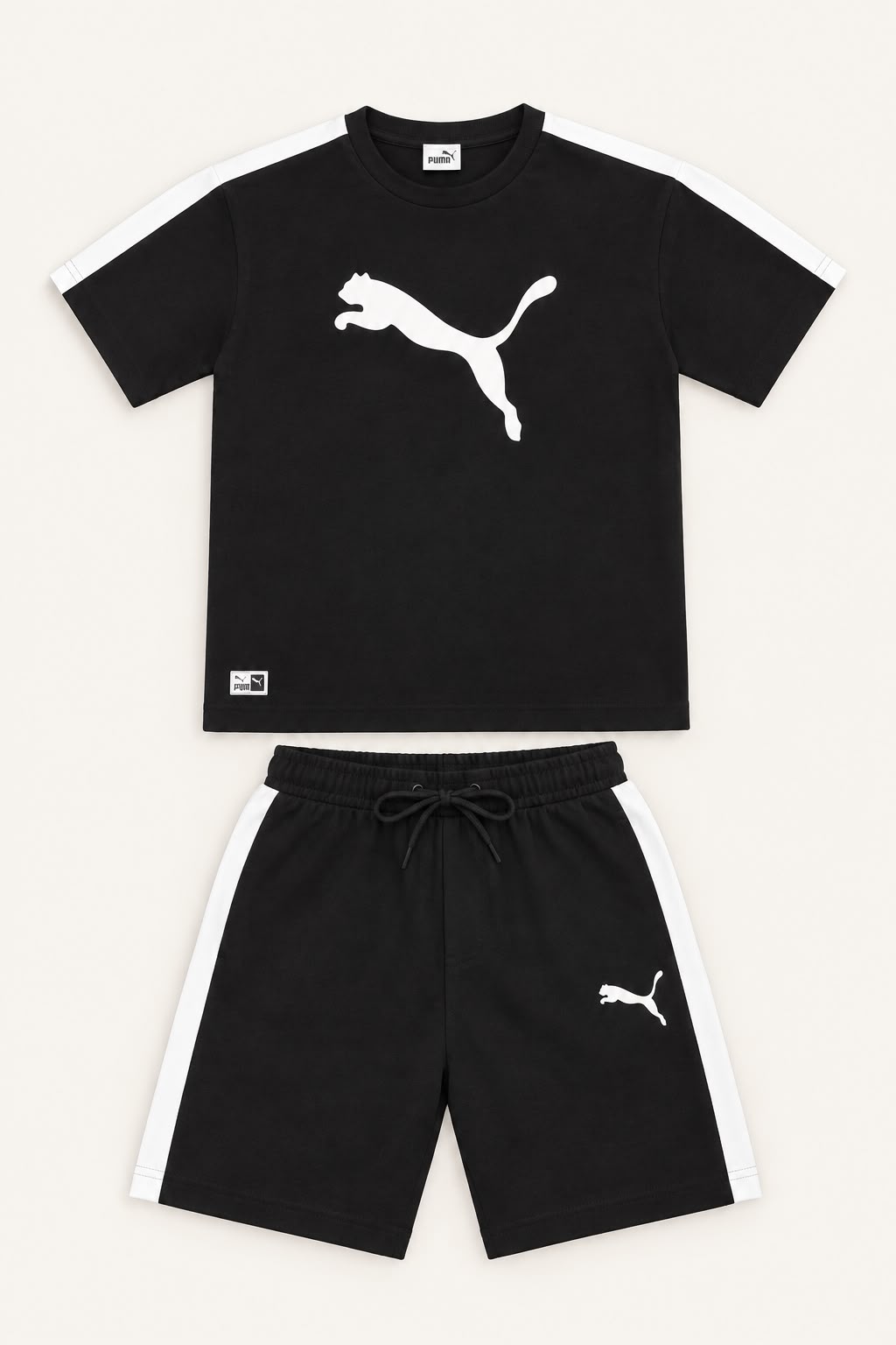 Boys Black & White Sports Co-ord Set
