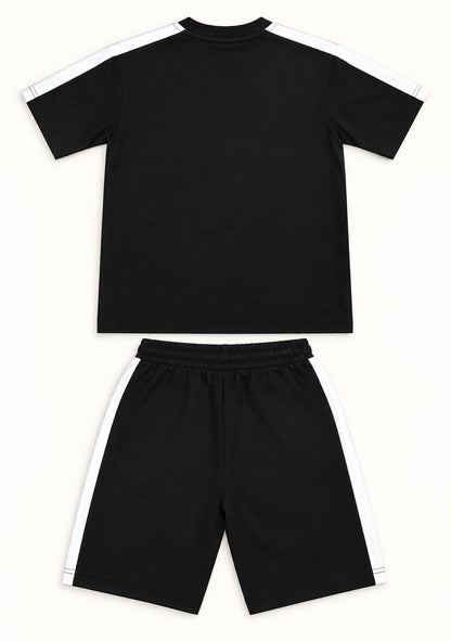 Boys Black & White Sports Co-ord Set