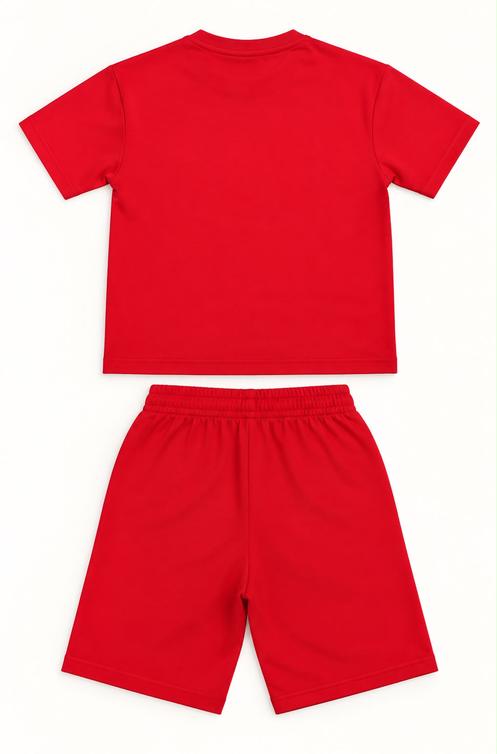 Ferrari Racing Printed T-Shirt & Shorts Set – Red