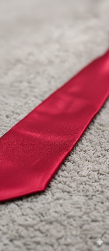 Red Ready to Use Tie – Easy Wear Formal Accessory for Boys