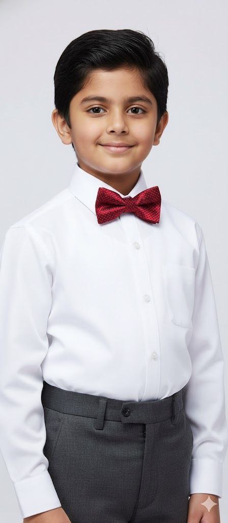 Mehroon Ready to Use Bow Tie – Easy Wear Formal Accessory for Boys